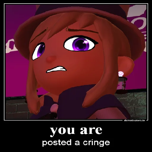 A Hat In Time Memes sticker ☹