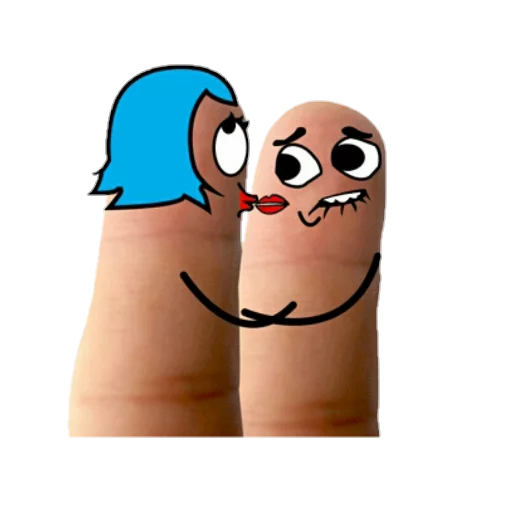 finger 2 emoji 😘