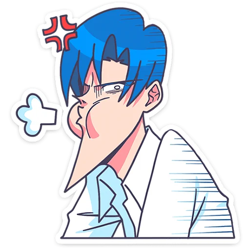 Telegram Sticker «Акихико семпай» 🥵