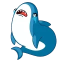 Акула  emoji 😭