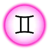 Telegram emoji «Малиновый шрифт» ♊️