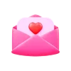 Telegram emoji «Малиновый шрифт» 💌
