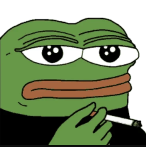 Емодзі Real muthaphuckkin pepe 🚬