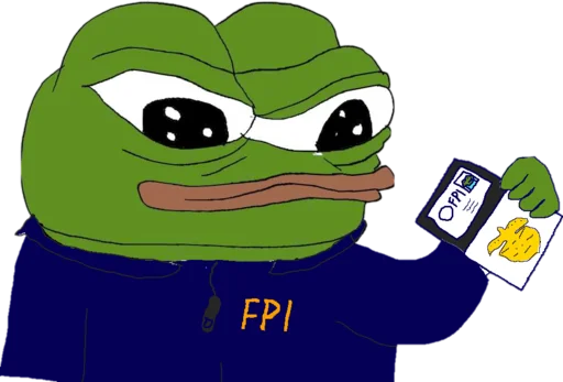 Емодзі Real muthaphuckkin pepe  👮