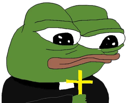 Емодзі Real muthaphuckkin pepe ✝