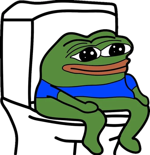 Емодзі Real muthaphuckkin pepe  🚽