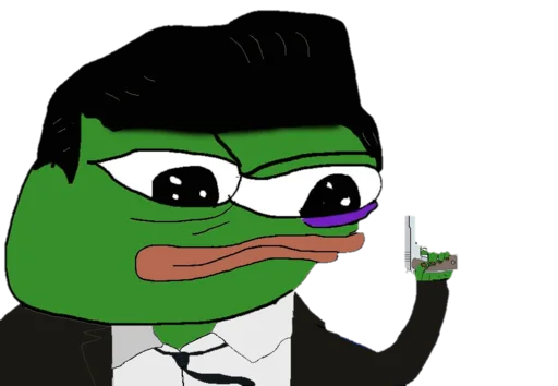 Емодзі Real muthaphuckkin pepe  🤵