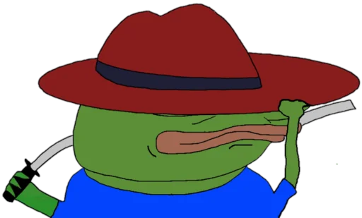 Емодзі Real muthaphuckkin pepe  🤠