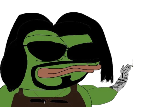 Емодзі Real muthaphuckkin pepe  🚬