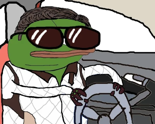 Емодзі Real muthaphuckkin pepe  🚙