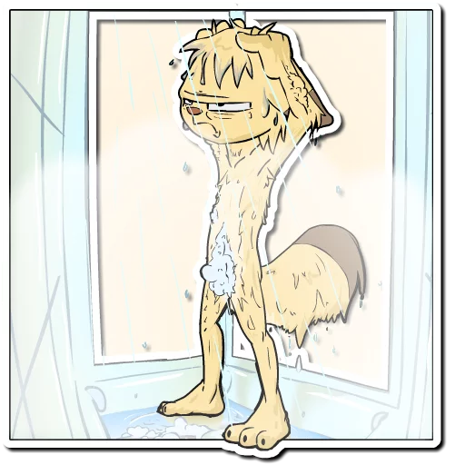 Telegram stiker «Alex pack» 🚿