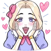 Telegram emoji «Алиса» 🥰