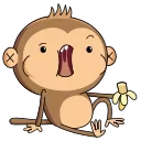 Емодзі Aloe Monkey 🍌