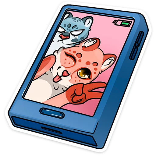 Telegram Sticker «Cat tenderness» 📸