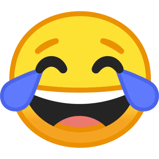 Стікер Android 8.0 Emoji 😂