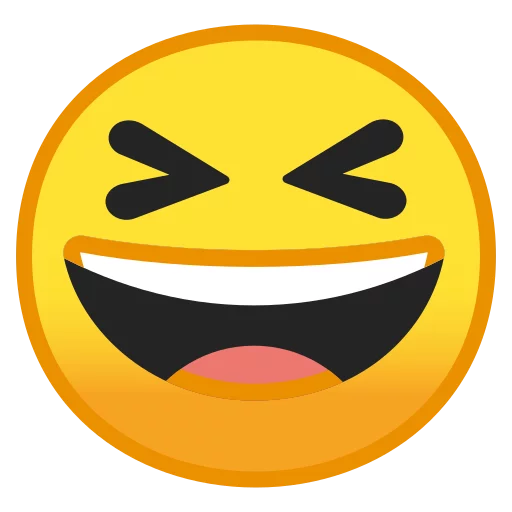 Стікер Android 8.0 Emoji 😆
