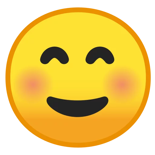 Стікер Android 8.0 Emoji ☺️
