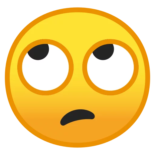 Стікер Android 8.0 Emoji 🙄