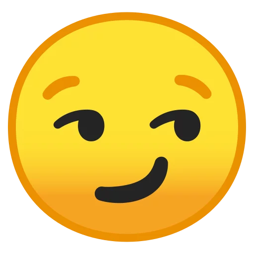 Android 8.0 Emoji emoji 😏