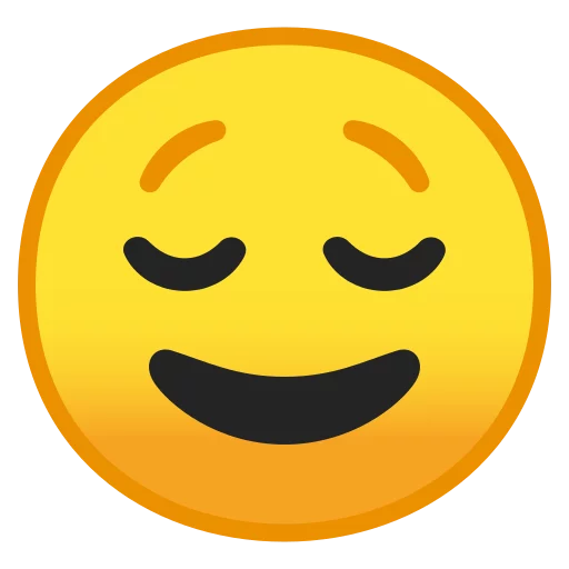 Android 8.0 Emoji emoji 😌