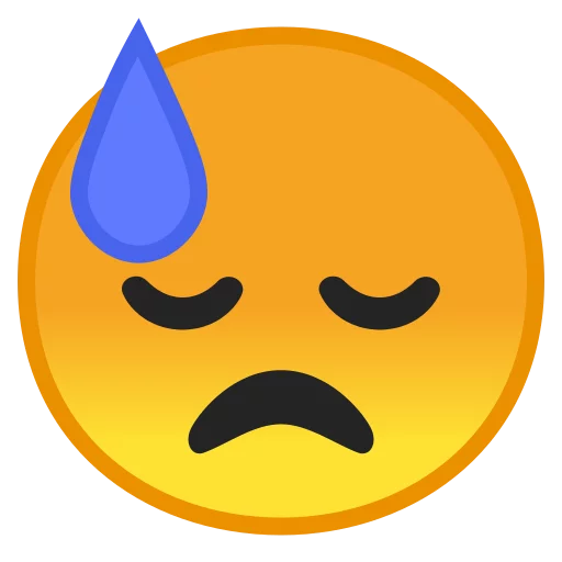 Android 8.0 Emoji emoji 😓