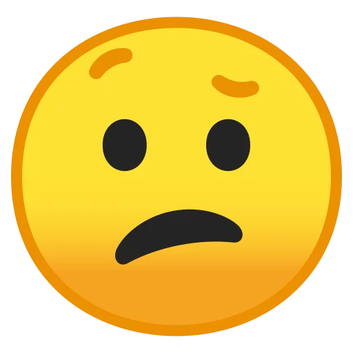 Android 8.0 Emoji stiker 😕