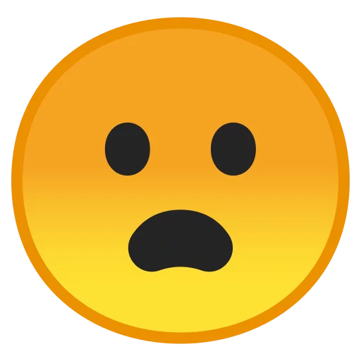 Стікер Android 8.0 Emoji 😦