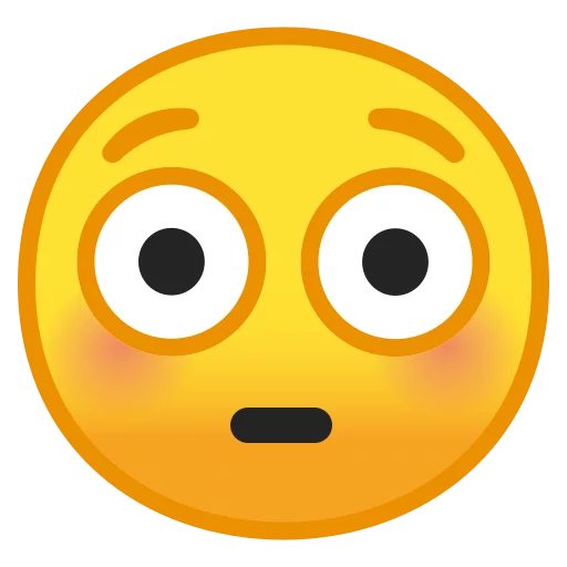 Стікер Android 8.0 Emoji 😳