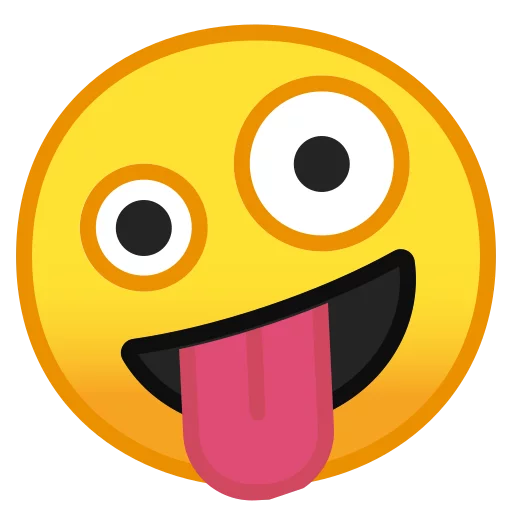 Стикер Android 8.0 Emoji 🤪