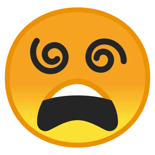 Android 8.0 Emoji emoji 😵