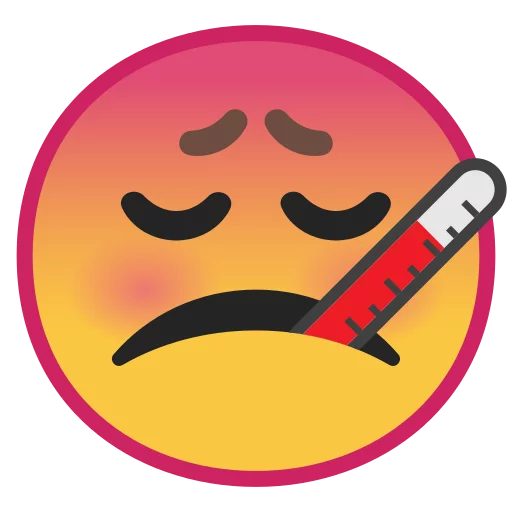 Android 8.0 Emoji emoji 🤒