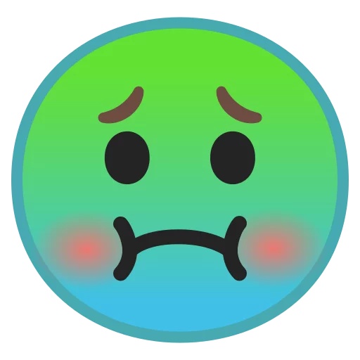Android 8.0 Emoji stiker 🤢