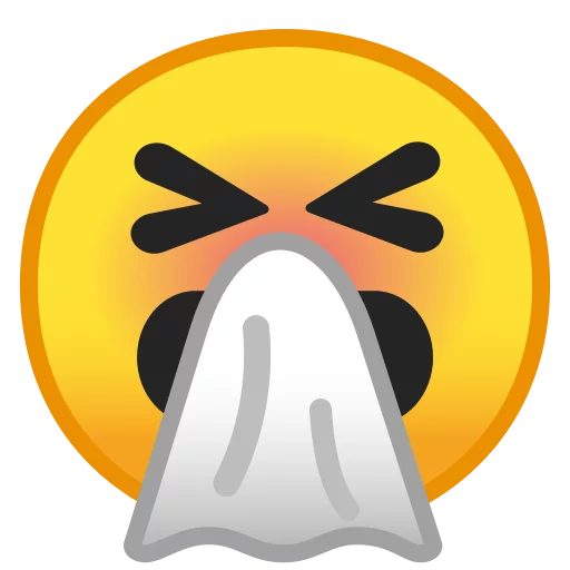 Стікер Android 8.0 Emoji 🤧