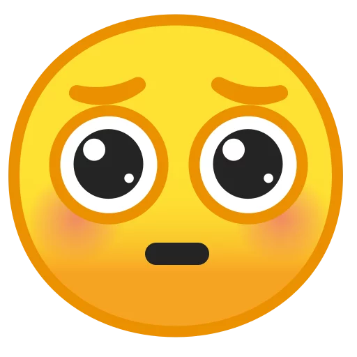 Стікер Telegram «Android 8.0 Emoji» 🥺