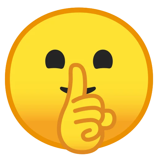 Android 8.0 Emoji emoji 🤫