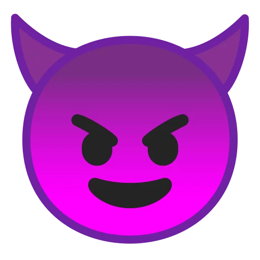 Android 8.0 Emoji emoji 😈