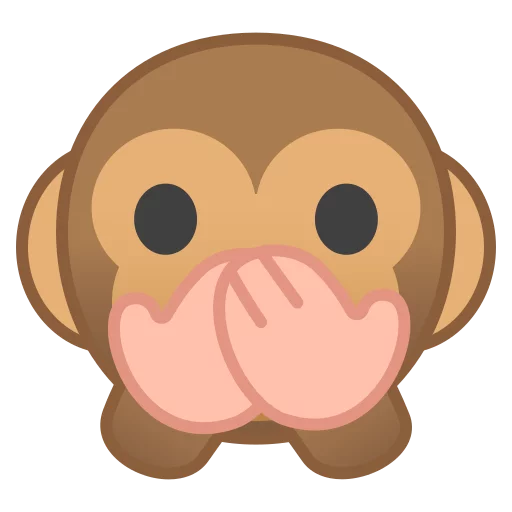Стікер Telegram «Android 8.0 Emoji» 🙊
