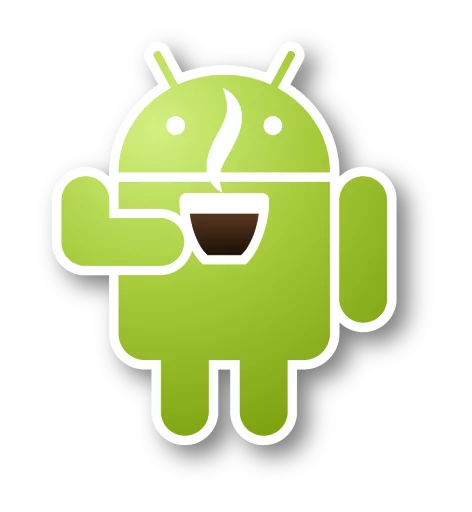 Telegram stiker «Android - S4T.tv» ☕