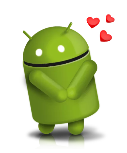Telegram stiker «Android - S4T.tv» ❤