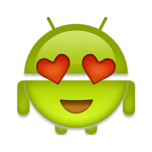 android robot emoji stiker 😍