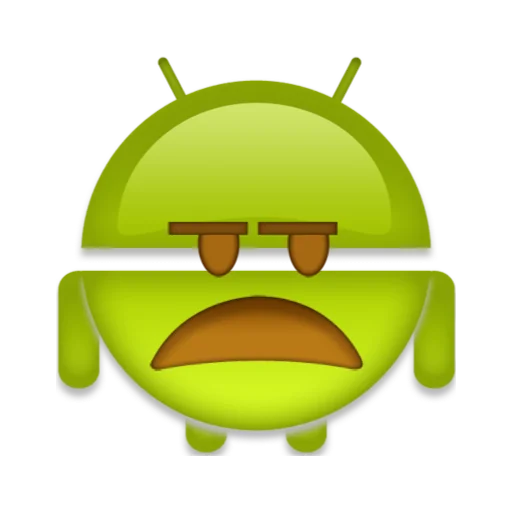Эмодзи android robot emoji 😒