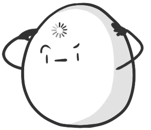 Стикер Telegram «egg» 🥚