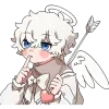 Telegram emoji «Ангельский мальчик» 🤫