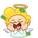 Telegram emoji Angel 