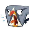 Angry Birds emoji 😤