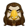 Емодзі Telegram «Angry Birds» 😡