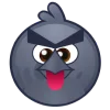 Эмодзи Angry Birds 😛