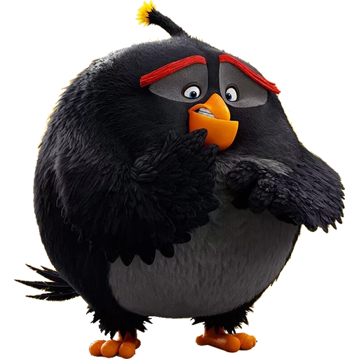 Angry Birds Movie emoji 😬