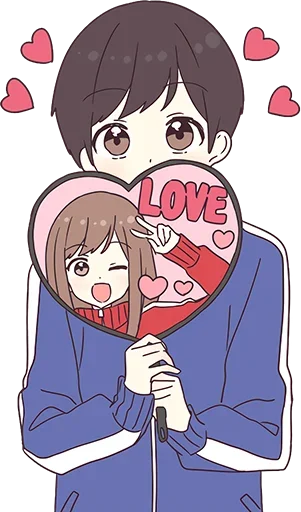 Telegram Sticker «Cute Couple » 💝