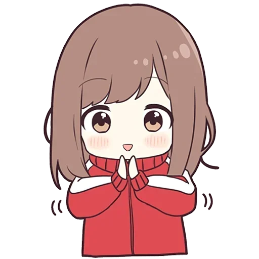 Telegram stiker «Cute Anime» 👏